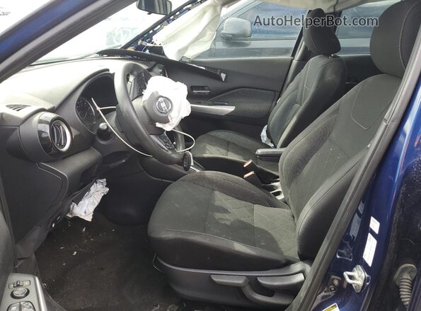 3N1CP5CV5LL570213 2020 NISSAN KICKS Blue Вид салону спереду