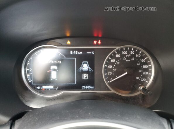 3N1CP5CVXLL568425 2020 NISSAN KICKS Red Սարքավորումների վահանակի տեսք