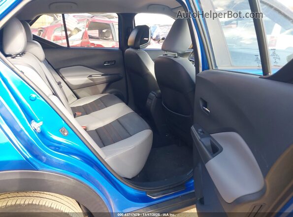 3N1CP5DV0ML489040 2021 NISSAN KICKS Blue Widok naklejki z numerem VIN