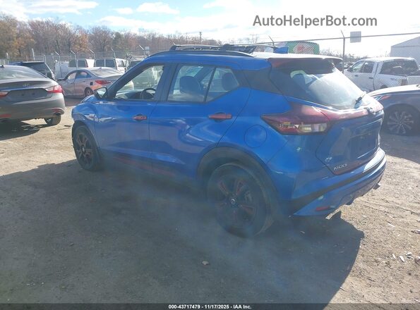 3N1CP5DV0ML489040 2021 NISSAN KICKS Blue Tył lewy