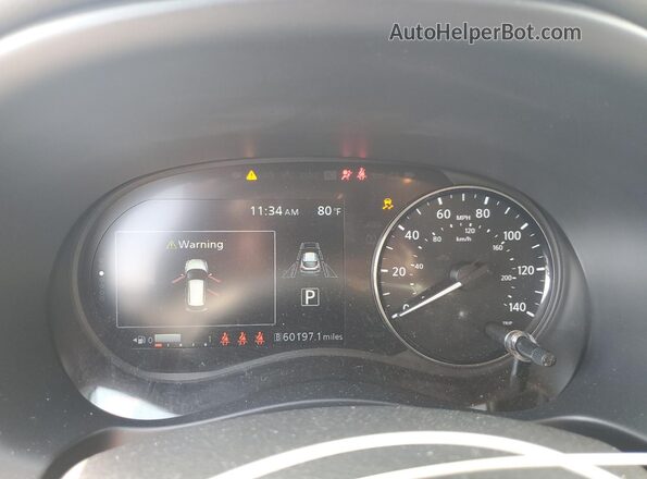 3N1CP5DV0RL520505 2024 NISSAN KICKS Red Вид щитка приладів
