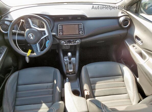 3N1CP5DV3LL546071 2020 NISSAN KICKS Синий Вид панели приборов