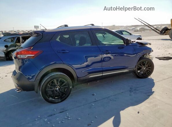 3N1CP5DV3LL546071 2020 NISSAN KICKS Синий Задняя правая четверть