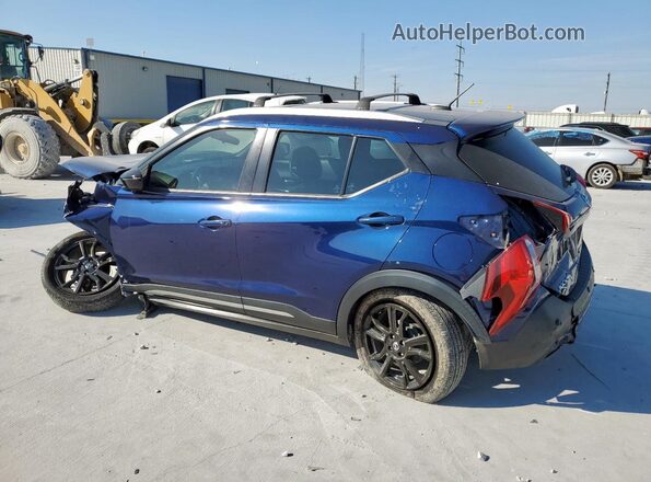 3N1CP5DV3LL546071 2020 NISSAN KICKS Синий Задняя левая четверть