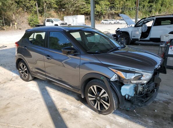 3N1CP5DV5LL514142 2020 NISSAN KICKS Gray Передня права чверть
