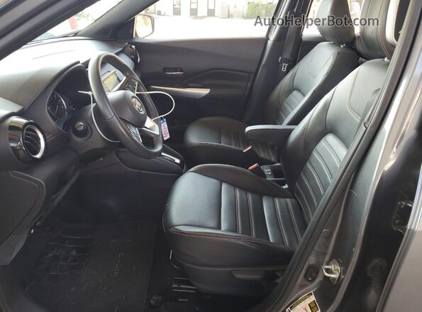 3N1CP5DV5LL514142 2020 NISSAN KICKS Gray Вид салону спереду