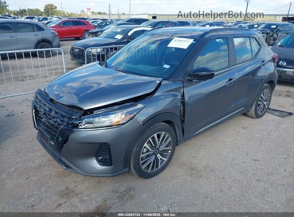 3N1CP5DV6RL526650 2024 NISSAN KICKS Gray Przód lewy