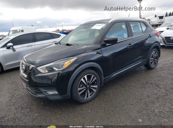 3N1CP5DV7LL497165 2020 NISSAN KICKS Black Vista tres cuartos delantera izquierda