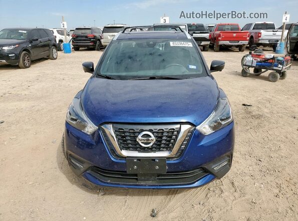 3N1CP5DV7LL556621 2020 NISSAN KICKS Синий Вид спереди