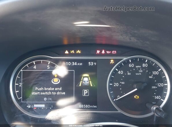 3N1CP5DV7LL579848 2020 NISSAN KICKS Серый Вид задних сидений
