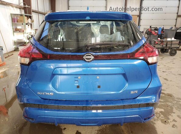 3N1CP5DV7PL560173 2023 NISSAN KICKS Blue Вид ззаду