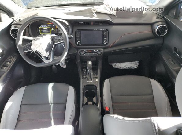 3N1CP5DV7PL560173 2023 NISSAN KICKS Blue Вид панелі приладів