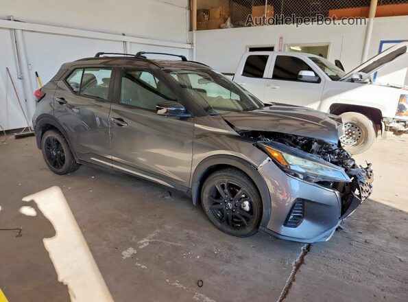 3N1CP5DVXPL555159 2023 NISSAN KICKS Gray Առջևի աջ