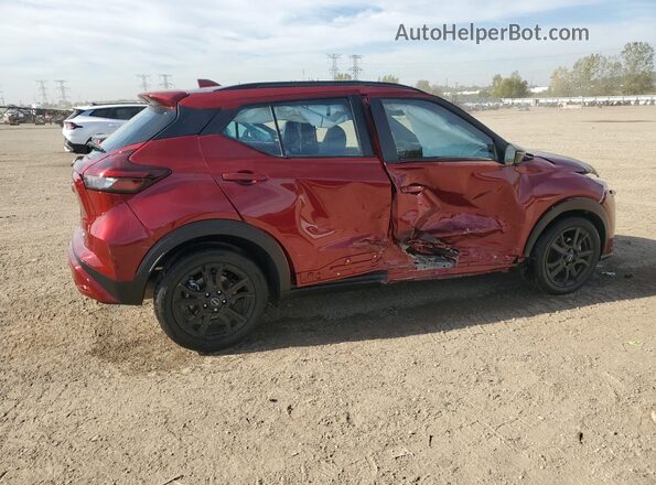 3N1CP5DVXRL484564 2024 NISSAN KICKS Красный Задняя правая четверть