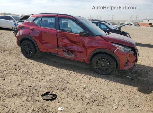 3N1CP5DVXRL484564 2024 NISSAN KICKS Красный Передняя правая четверть