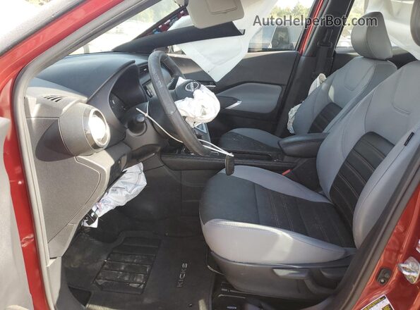 3N1CP5DVXRL484564 2024 NISSAN KICKS Красный Вид салона спереди