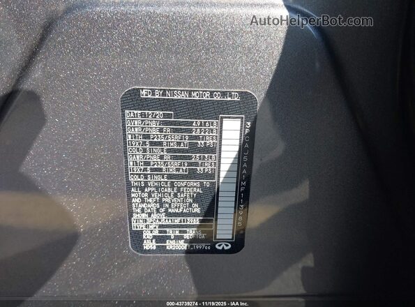 3PCAJ5AA1MF113985 2021 INFINITI QX50 Gray Widok komory silnika