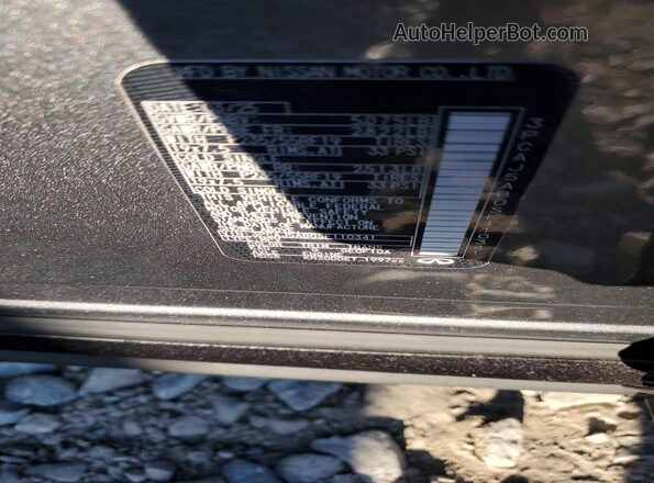 3PCAJ5AB0SF110341 2025 INFINITI QX50 Gray Widok naklejki z numerem VIN