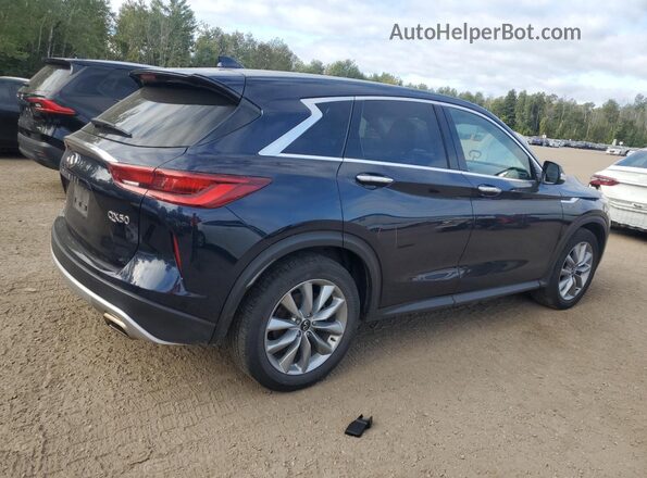 3PCAJ5AB9NF106373 2022 INFINITI QX50 Синий Задняя правая четверть