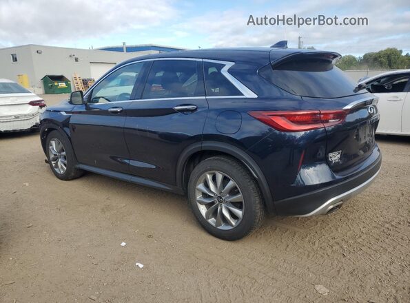 3PCAJ5AB9NF106373 2022 INFINITI QX50 Синий Задняя левая четверть