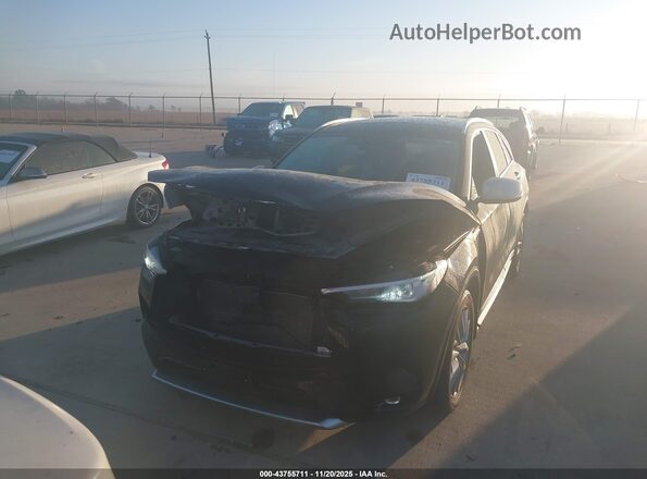 3PCAJ5BA0MF125401 2021 INFINITI QX50 Black Սարքավորումների վահանակի տեսք