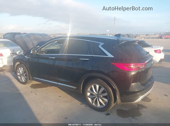3PCAJ5BA0MF125401 2021 INFINITI QX50 Black Սալոնի 360 աստիճան տեսք