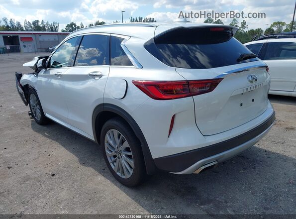 3PCAJ5BA1PF108711 2023 INFINITI QX50 White Հետևի ձախ