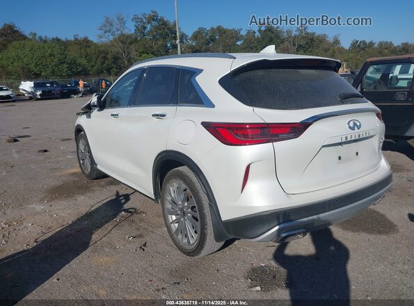3PCAJ5BA1PF118185 2023 INFINITI QX50 White Задня ліва чверть