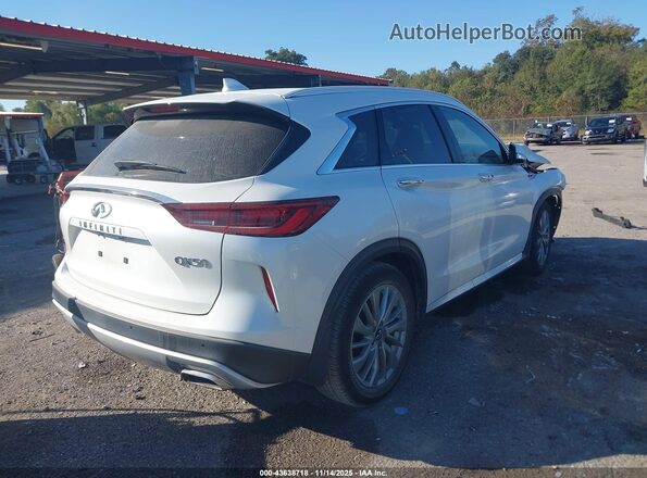 3PCAJ5BA1PF118185 2023 INFINITI QX50 White Задня права чверть