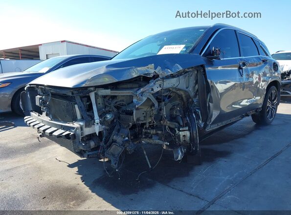 3PCAJ5BA2MF118479 2021 INFINITI QX50 Gray წინა მარცხენა ხედი სამი მეოთხედიდან