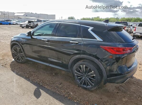 3PCAJ5BA3NF109453 2022 INFINITI QX50 Black Հետևի ձախ