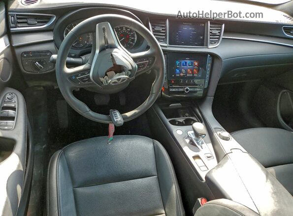 3PCAJ5BA3NF109453 2022 INFINITI QX50 Black Առջևի վահանակի տեսք