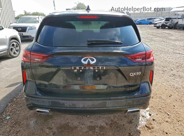 3PCAJ5BA3NF109453 2022 INFINITI QX50 Black Հետևի տեսք