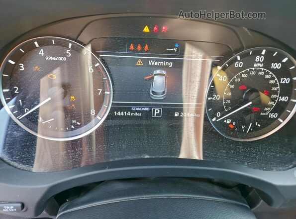 3PCAJ5BA3NF109453 2022 INFINITI QX50 Black Սարքավորումների վահանակի տեսք
