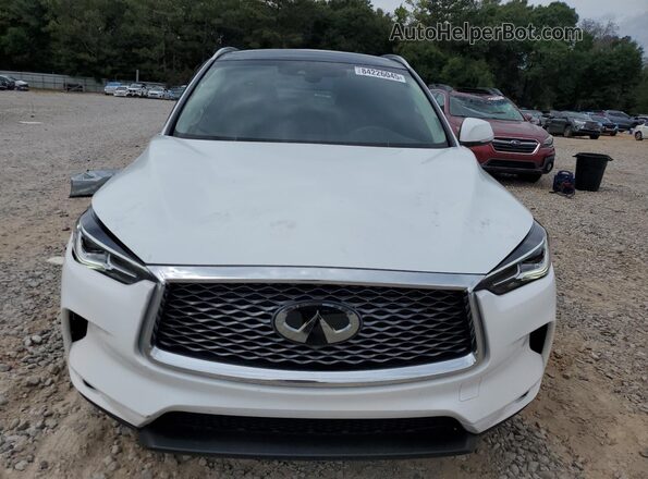 3PCAJ5BA4PF117502 2023 INFINITI QX50 White Դիմացի տեսք