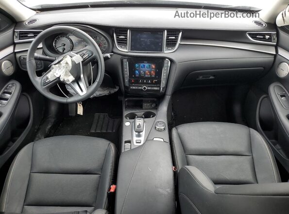 3PCAJ5BA4PF117502 2023 INFINITI QX50 White Առջևի վահանակի տեսք