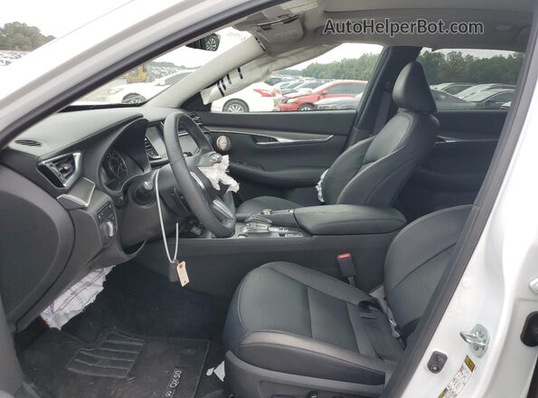 3PCAJ5BA4PF117502 2023 INFINITI QX50 White Սալոնի դիմացի տեսք