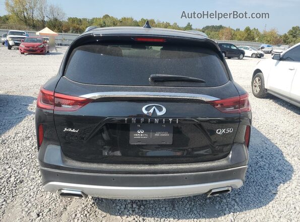 3PCAJ5BA6MF106934 2021 INFINITI QX50 Black Widok z tyłu