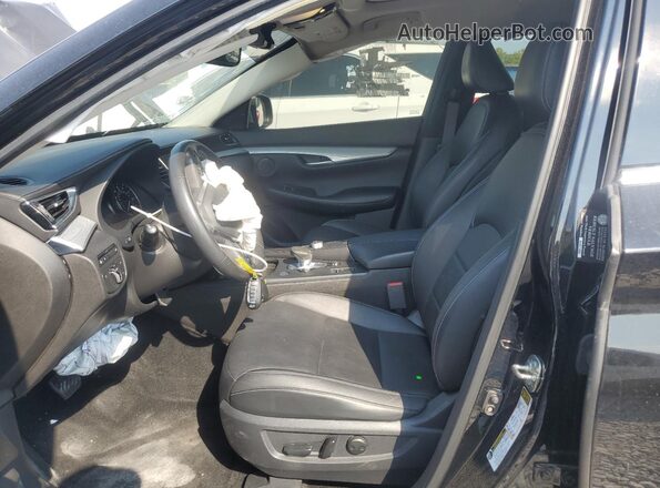 3PCAJ5BA6MF106934 2021 INFINITI QX50 Black Widok wnętrza z przodu