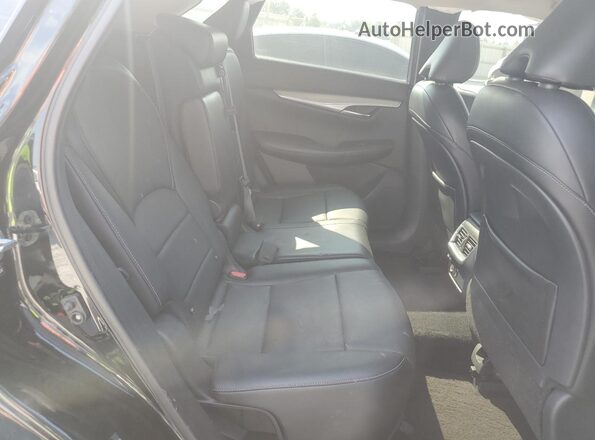 3PCAJ5BA6MF106934 2021 INFINITI QX50 Black Widok wnętrza z tyłu