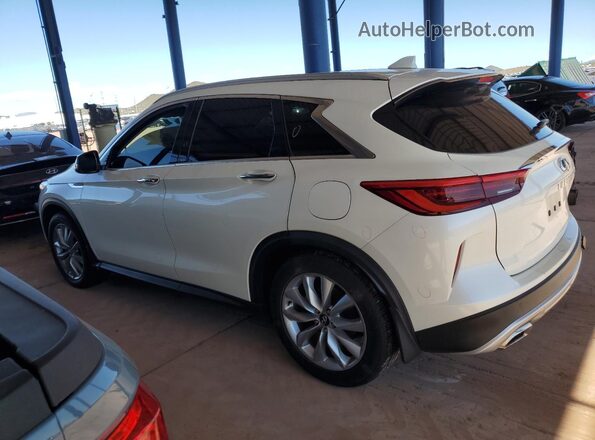 3PCAJ5BA6MF114791 2021 INFINITI QX50 White Trasero izquierdo