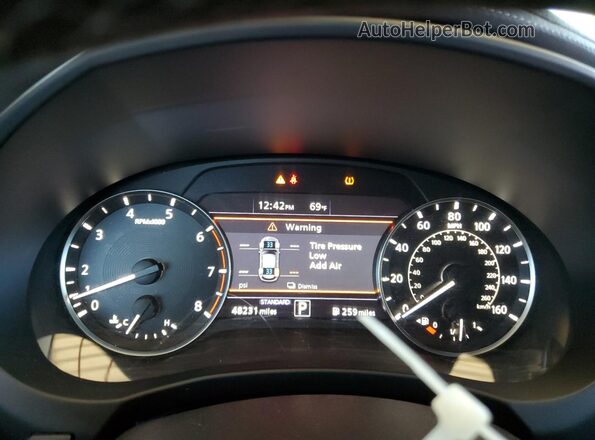 3PCAJ5BA6MF114791 2021 INFINITI QX50 White Vista del cuadro de instrumentos