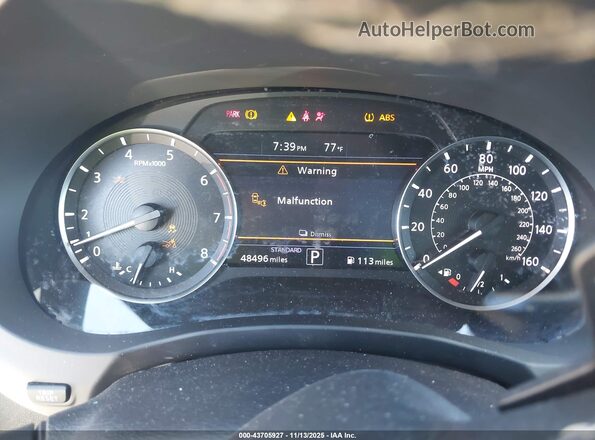 3PCAJ5BA6MF125984 2021 INFINITI QX50 White უკანა სავარძლების ხედი