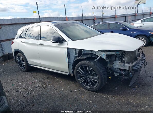 3PCAJ5BA6NF113061 2022 INFINITI QX50 White Սալոնի հետևի տեսք