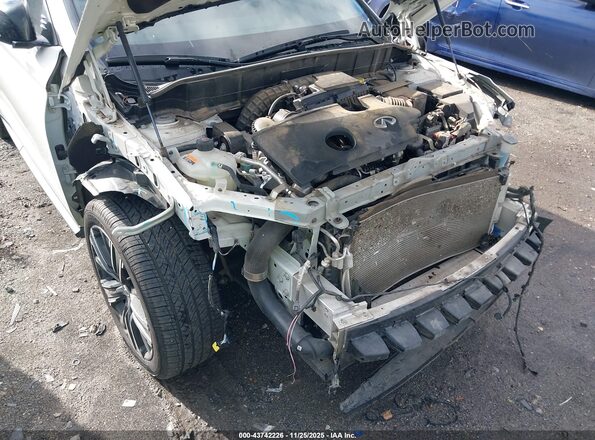 3PCAJ5BA6NF113061 2022 INFINITI QX50 White Դիմացի տեսք