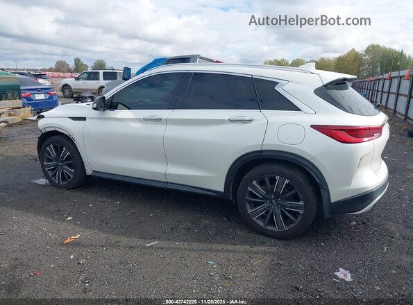 3PCAJ5BA6NF113061 2022 INFINITI QX50 White Սալոնի 360 աստիճան տեսք