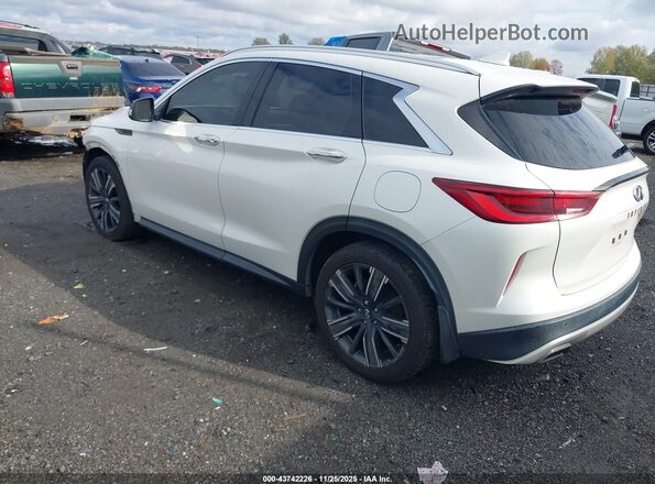 3PCAJ5BA6NF113061 2022 INFINITI QX50 White Հետևի ձախ