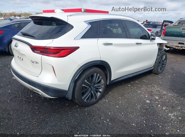3PCAJ5BA6NF113061 2022 INFINITI QX50 White Հետևի աջ