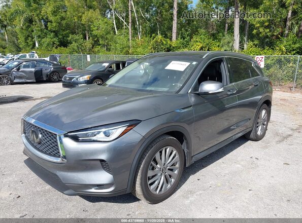 3PCAJ5BA8RF108689 2024 INFINITI QX50 Gray 360 interior view