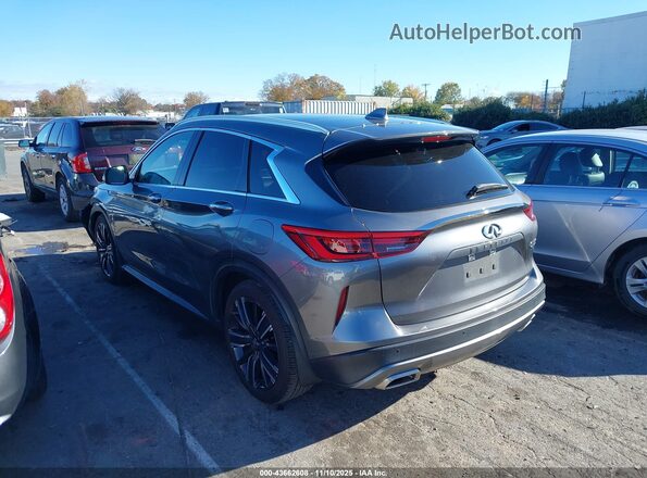 3PCAJ5BAXMF105477 2021 INFINITI QX50 Серый Задняя левая четверть